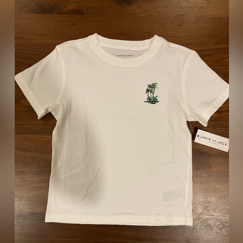 NWT - Janie and Jack Palm Tree Summer Tee - Picture 2 of 4